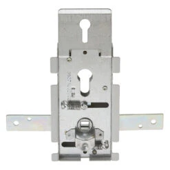 Hörmann Schloss Für Profil Halbzylinder, Mit Anschraubbrücke -Hörmann Verkauf 1019000 hoermann schloss fuer profil halbzylinder mit anschraubbruecke draufsicht rueckseite