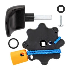 Hörmann Torgriffgarnitur, Kunststoff Schwarz, Für Schwingtore -Hörmann Verkauf 1024001 hoermann torgriffgarnitur kunststoff schwarz fuer schwingtore lieferumfang