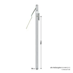 Hörmann Ersatz-Hebelarm Inkl. Adapterplatte, BRH 2125 Mm 12 Hörmann Ersatz-Hebelarm Inkl. Adapterplatte, BRH 2125 Mm -Hörmann Verkauf 1049504 hoermann ersatz hebelarm inkl adapterplatte brh 2125mm bemassung