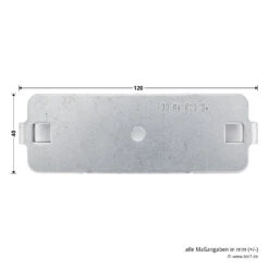 Hörmann Grundplatte Zur Befestigung Der Schienenabhängung -Hörmann Verkauf 30040233a hoermann grundplatte zur befestigung der schienenabhaengung breite laenge