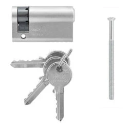 Hörmann Profil-Halbzylinder, 45,5 + 10 Mm, Links, TS 16 -Hörmann Verkauf 3014860 hoermann profil halbzylinder 45 5 10 mm links ts 16 lieferumfang