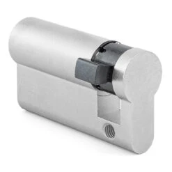 Hörmann Profil-Halbzylinder, 45,5 + 10 Mm, Links, TS 16 -Hörmann Verkauf 3014860 hoermann profil halbzylinder 45 5 10 mm links ts 16 zylinder rueckseite