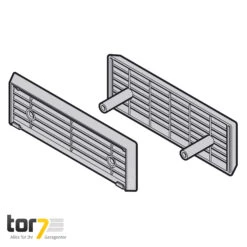 Hörmann Lüftungsgitter, Guss, 42 Mm -Hörmann Verkauf 3021548 hoermann lueftungsgitter guss 42 mm skizze