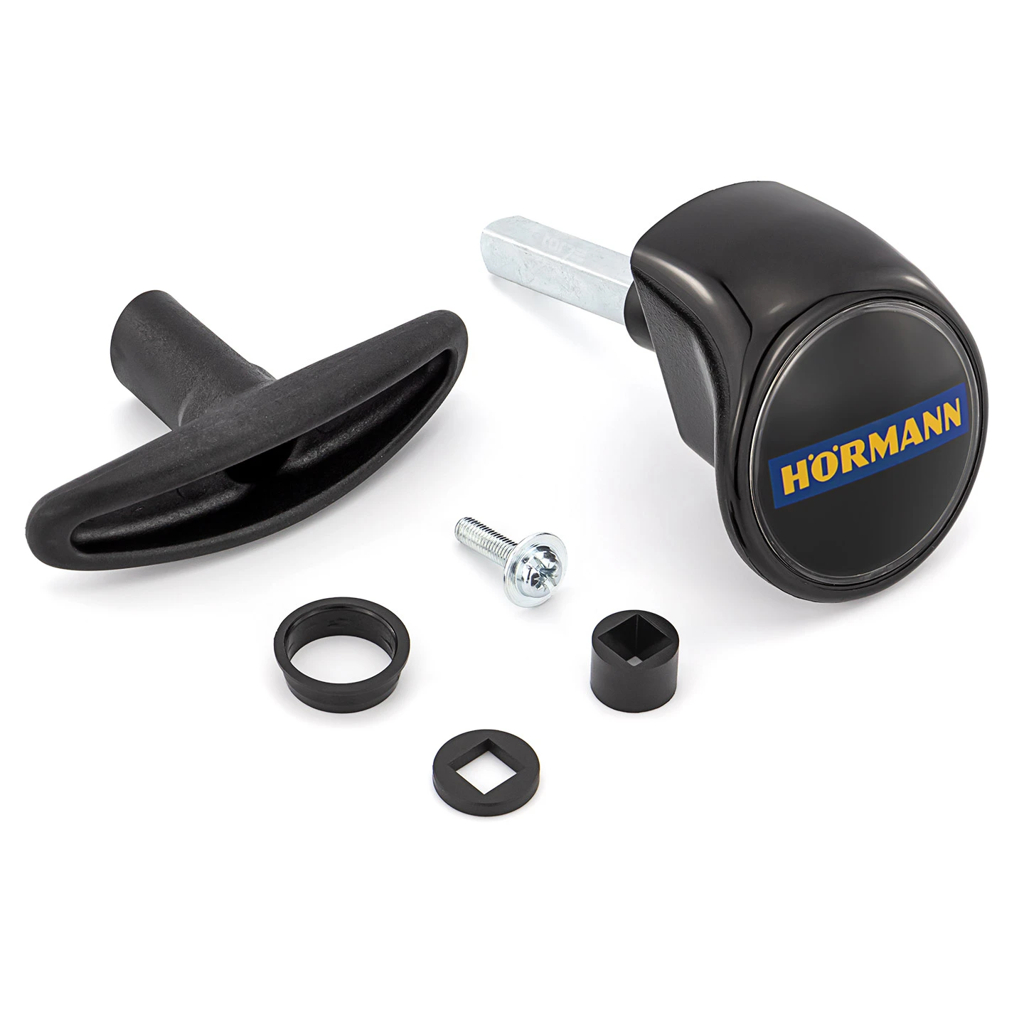 Hörmann Torgriffgarnitur Schwarz, Stiftlänge 73,5 Mm, TS 0,75/1,5/3 2 Hörmann Torgriffgarnitur Schwarz, Stiftlänge 73,5 Mm, TS 0,75/1,5/3 - Image 2