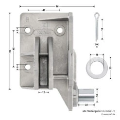 Hörmann Aufsetzstück, Beschlagsart N, Rechts -Hörmann Verkauf 3027694 hoermann aufsetzstueck beschlagsart n rechts bemassung 1