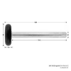 Hörmann Laufrolle Mit Kugellager, BR 30/40/50, Edelstahl 5 Hörmann Laufrolle Mit Kugellager, BR 30/40/50, Edelstahl -Hörmann Verkauf 3053384 hoermann laufrolle typ k kugellager edelstahl masse