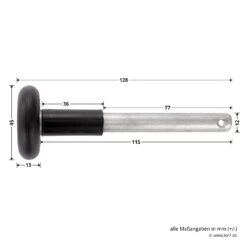 Hörmann Laufrolle Mit Kugellager Und Splintbohrung, Edelstahl -Hörmann Verkauf 3053385 hoermann laufrolle typ ks kugellager und splintbohrung edelstahl masse