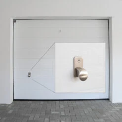 Hörmann Torgriffgarnitur, TS 42,5 Mm, Edelstahl Gebürstet, PZ -Hörmann Verkauf 3059741 hoermann torgriffgarnitur ts 425 mm edelstahl gebuerstet pz anwendungsbeispiel