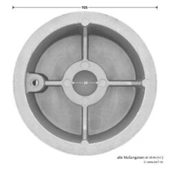 Hörmann Seiltrommel, Beschlag N, L, Rechts, Baureihe 20/30 -Hörmann Verkauf 3093538 hoermann seiltrommel rechts fuer garagen sektionaltore br 30 masse durchfuehrung innen