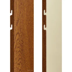 Hörmann Set Zargenverkleidung Für Sektionaltore, DecoColor -Hörmann Verkauf 4014089 hoermann set zargenverkleidung 90x2000 mm decocolor golden oak rueckseite