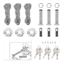 Hörmann Notentriegelung NET 4-3, 3er Set, Gleichschließend -Hörmann Verkauf 437199 hoermann notentriegelung net 4 3 3er set gleichschliessend lieferumfang