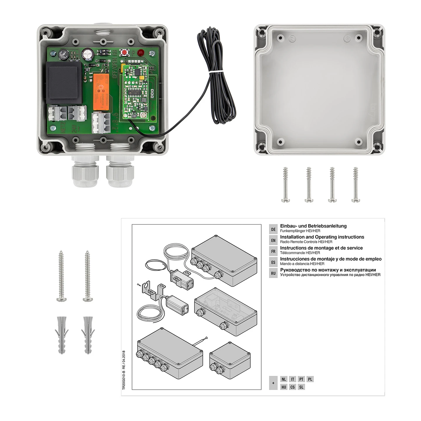Hörmann 1-Kanal-Relais-Empfänger HER 1, 26,975 MHz 7 Hörmann 1-Kanal-Relais-Empfänger HER 1, 26,975 MHz - Image 7