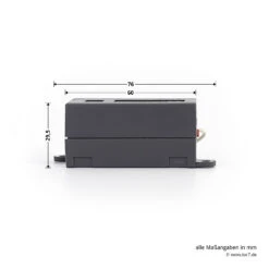 Hörmann 1-Kanal-Empfänger HE 1, 868 MHz 9 Hörmann 1-Kanal-Empfänger HE 1, 868 MHz -Hörmann Verkauf 437404 hoermann 1 kanal empfaenger he 1 868 mhz seitenansicht breite laenge