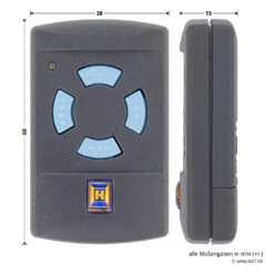 Hörmann Handsender HSM 4, 868 MHz -Hörmann Verkauf 437442 hoermann handsender hsm 4 868 mhz masse