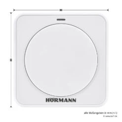 Hörmann Funk-Innentaster FIT 1, BiSecur -Hörmann Verkauf 439740 hoermann funk innentaster fit 1 bisecur draufsicht
