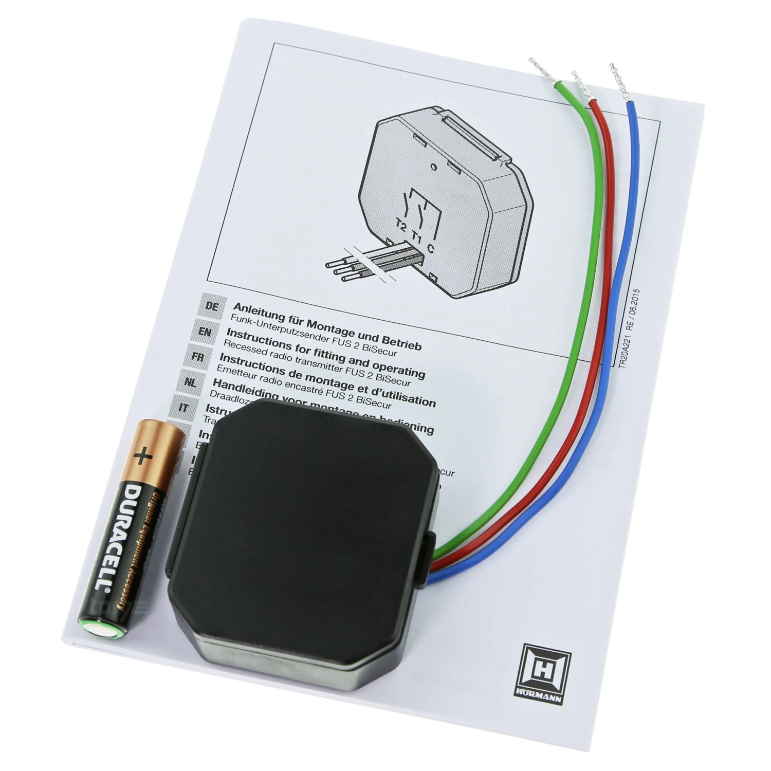 Hörmann 2-Kanal-Funksender-Unterputz FUS 2, BiSecur 5 Hörmann 2-Kanal-Funksender-Unterputz FUS 2, BiSecur - Image 5