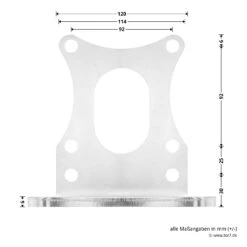Hörmann Befestigungswinkel, VersaMatic 7 Hörmann Befestigungswinkel, VersaMatic -Hörmann Verkauf 439985 hoermann befestigungswinkel versamatic masse lange seite