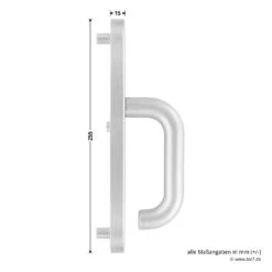 Hörmann FS Panikgarnitur D110 Langschild PZ ES2, Alu -Hörmann Verkauf 449891 hoermann fs panikgarnitur d110 pz es2 langschild alu f1 griff 1