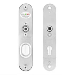 Hörmann FS Panikgarnitur D110 Langschild PZ ES2, Alu -Hörmann Verkauf 449891 hoermann fs panikgarnitur d110 pz es2 langschild alu f1 rueckseite