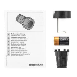Hörmann Handsender EcoStar RSZ 1, 433 MHz BS, Schwarz -Hörmann Verkauf 4510444 hoermann handsender ecostar rsz 1 433 mhz bs schwarz liferumfang