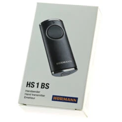 Hörmann Handsender HS 1, BiSecur, Struktur Schwarz -Hörmann Verkauf 4511720 hoermann handsender hs 1 bisecur struktur schwarz verpackung