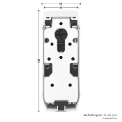 Hörmann Funk-Türschlossantrieb SmartKey -Hörmann Verkauf 4511787 hoermann funk tuerschlossantrieb smartkey weiss breite und laenge