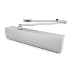 Hörmann GEZE Türschließer TS 4000, Silber -Hörmann Verkauf 453030 geze tuerschliesser ts 4000 silber mit gestaenge perspektive 1