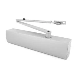 Hörmann GEZE Türschließer TS 4000, Silber -Hörmann Verkauf 453030 geze tuerschliesser ts 4000 silber mit gestaenge perspektive 2