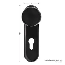 Hörmann Feuerschutz-Wechselgarnitur Typ D110 In Kunststoff Schwarz -Hörmann Verkauf 454685 hoermann feuerschutz wechselgarnitur typ d 110 in kunststoff schwarz aussengriff breite hoehe