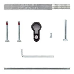 Hörmann FS Wechselgarnitur D110 Kurzschild PZ, Weiß -Hörmann Verkauf 454688 hoermann fs wechselgarnitur d 110 pz kurzschild polyamid weiss gleitlager montagematerial