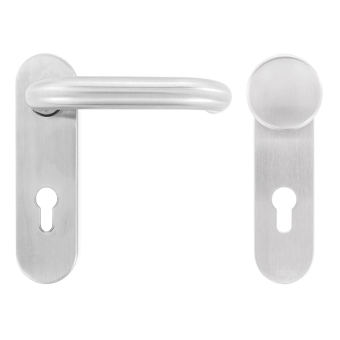 Hörmann FS Wechselgarnitur D110 Kurzschild PZ, Edelstahl 1 Hörmann FS Wechselgarnitur D110 Kurzschild PZ, Edelstahl