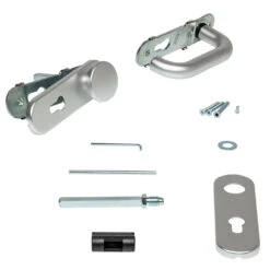 Hörmann Feuerschutz-Wechselgarnitur Typ D110 PZ, Aluminium 16 Hörmann Feuerschutz-Wechselgarnitur Typ D110 PZ, Aluminium -Hörmann Verkauf 454691 hoermann fs wechselgarnitur d 110 antipanik detailansicht