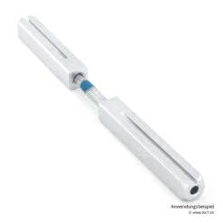 Hörmann FS Panik-Drückergarnitur D110 Rosette PZ, Alu -Hörmann Verkauf 454735 hoermann fs panikgarnitur d110 pz rosette alu f1 gleitlager stift anwendungsbeispiel