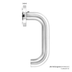 Hörmann FS Wechselgarnitur D110 Rosette PZ, Edelstahl -Hörmann Verkauf 454742 hoermann fs wechselgarnitur d110 pz rosette edelstahl gleitlager griff