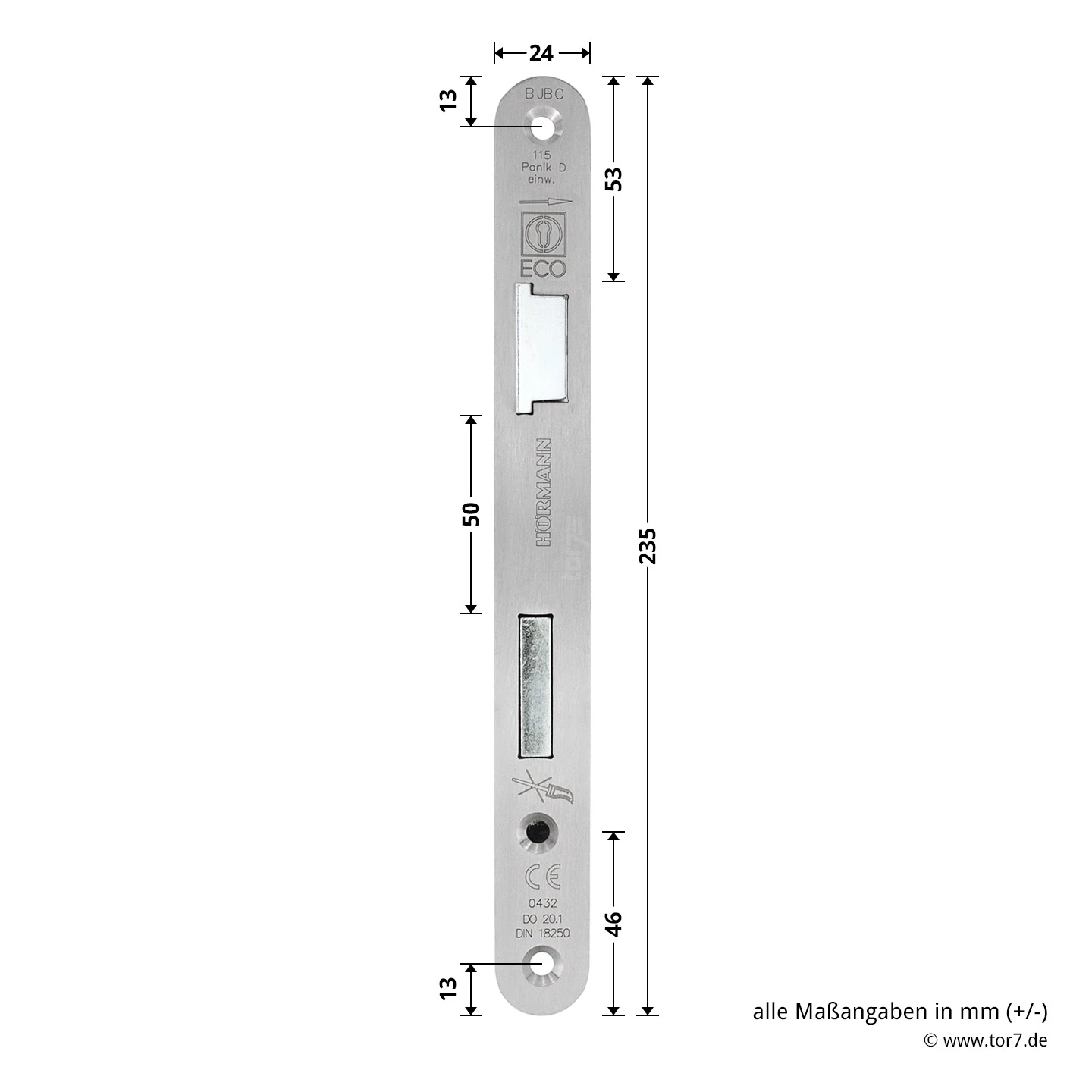 Hörmann Panikschloss ECO 115, Funktion D, Einwärts 5 Hörmann Panikschloss ECO 115, Funktion D, Einwärts - Image 5