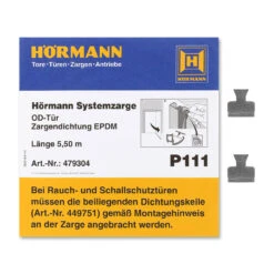 Hörmann Zargendichtung Mit Dichtungskeilen P111, 5500 Mm -Hörmann Verkauf 479304 hoermann zargendichtung mit dichtungskeilen p111 5500 mm zubehoer