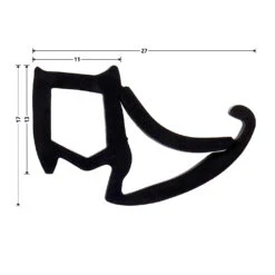 Hörmann Zargendichtung Mit Dichtungskeilen P112, 6500 Mm -Hörmann Verkauf 479305 hoermann zargendichtung mit dichtungskeilen p112 6500 mm masse
