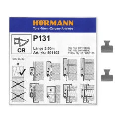 Hörmann Zargendichtung P131, 5500 Mm -Hörmann Verkauf 501102 hoermann zargendichtung p131 5500 mm zubehoer