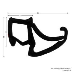 Hörmann Zargendichtung P133, 7500 Mm -Hörmann Verkauf 501142 hoermann zargendichtung p133 7500 mm masse