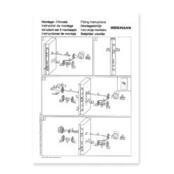 Hörmann FS Drückergarnitur D110 Rosette PZ, Schwarz 8 Hörmann FS Drückergarnitur D110 Rosette PZ, Schwarz -Hörmann Verkauf 544353 hoermann fs drueckergarnitur d110 pz rosette schwarz gleitlager anleitung