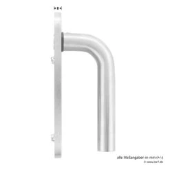 Hörmann FS Wechselgarnitur D210 Kurzschild PZ, Edelstahl -Hörmann Verkauf 545723 hoermann fs wechselgarnitur d210 pz kurzschild edelstahl gleitlager griff masse