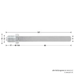 Hörmann FS Wechselgarnitur D210 Kurzschild PZ, Edelstahl -Hörmann Verkauf 545723 hoermann fs wechselgarnitur d210 pz kurzschild edelstahl gleitlager stift masse