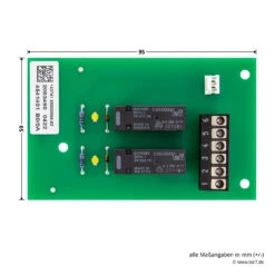 Hörmann Endlagenplatine, Steuerungen, STA400 -Hörmann Verkauf 637028 hoermann endlagenplatine ohne feinsicherung mit 2 relais platine bemassung