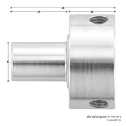 Hörmann Flanschkupplung Für Welle D40 -Hörmann Verkauf 638004 hoermann flanschkupplung fuer welle d 40 masse seite