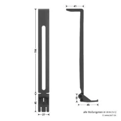 Hörmann Zubehörbeutel 1, SE2 -Hörmann Verkauf 638918 hoermann zubehoerbeutel 1 se2 knickfuss masse