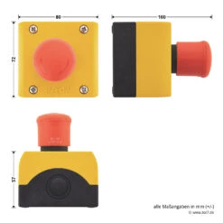Hörmann Not-Aus-Schalter DTN 10 -Hörmann Verkauf 639888 hoermann drucktaster dtn10 masse