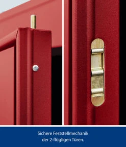 Hörmann Berry-Gerätehaus Classic-S Typ 1, Ca. B258,8/H216/T121,3 Cm -Hörmann Verkauf 6668297 WE DE 006 HoermannMetallgeraetehaus