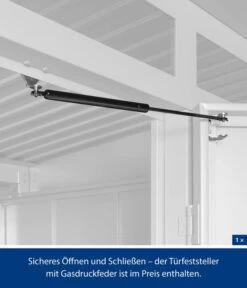 Hörmann Berry-Gerätehaus Classic-P Typ 1, Ca. B247,9/H228,6/T153 Cm -Hörmann Verkauf 6668834 WE DE 002 HoermannMetallgeraetehaus