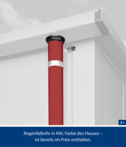 Hörmann Berry-Gerätehaus Modern-S Typ 3, Ca. B323,6/H219,4/T247,7 Cm -Hörmann Verkauf 6669782 WE DE 003 HoermannMetallgeraetehaus