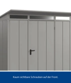 Hörmann Berry-Gerätehaus Modern-P Typ 1, Ca. B247,9/H228,6/T153 Cm -Hörmann Verkauf 6669998 WE DE 005 HoermannMetallgeraetehaus